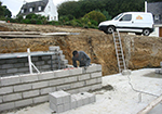 Réalisation des fondations à Brinon-sur-Sauldre